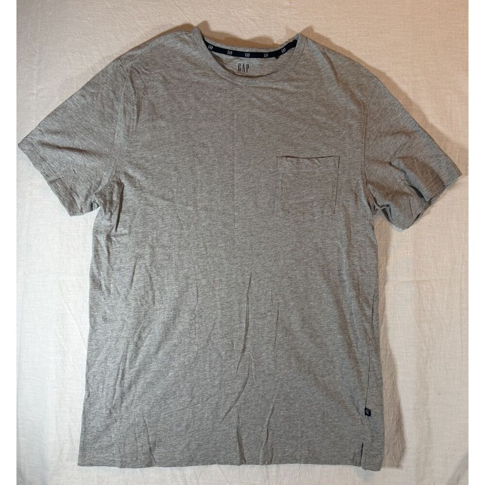 Men's Gray Gap Pocket Tee sz Large